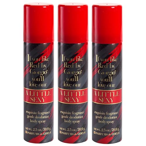 Parfums De Coeur A Little Sexy Deodorant Body Spray for Women, 2....