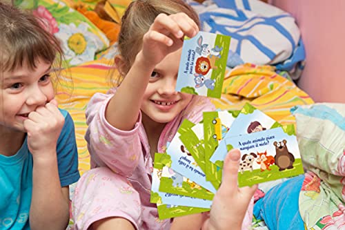 Spiel für Kinder 4+ Quiz Kartenspiel für Familien Pädagogische Spiele für Kinder | Kinder gegen Eltern Rätsel 4+ | – Bild 4