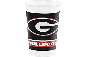 Trendware Georgia Bulldogs 20oz Plastic Cups | 24 Ct