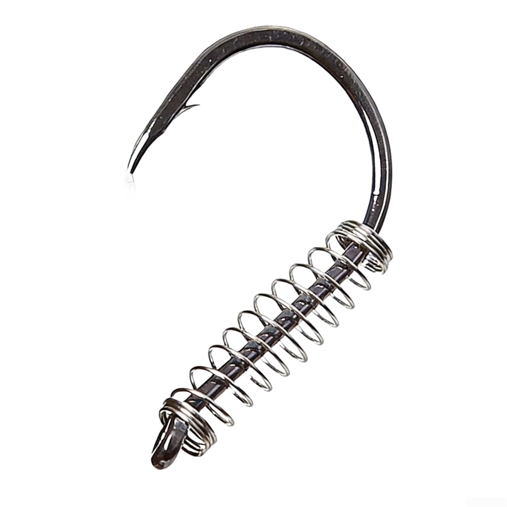 per ami da Pesca Ise-ni con Molla 20pz Acciaio al Carbonio (8#) | Design a molla, tiene l'esca ferma, acciaio al carbonio, 20 , ideale per carpe