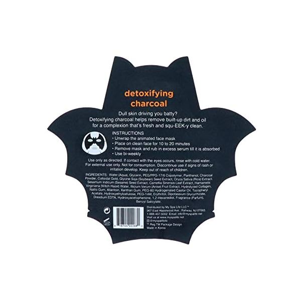 Spa-Life-Animated-Halloween-Sheet-Mask-Pumpkin-Ghost-Bat-Bundle SpaLife Facial Mask Sheet Bundle - Pumpkin, Ghost, Bat - Halloween Character Mask Bundle - Face Masks for Skin Care - Moisturizing Sheet Face Masks - Skincare Pack for Women - Spa Beauty Masks