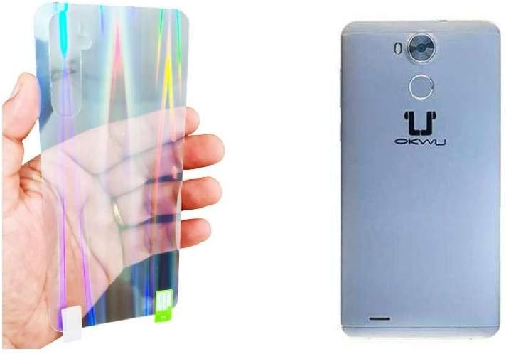 Trusta Rainbow Protector/SKIN for Back (Rainbow colors & Shine) compatible for OKWU Omicron (TT-rainbow_okwu-omicron-xxl-576330)