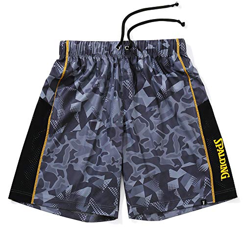 SPALDING バスケットボール プラクティスパンツ トゥルーミックスカモ SMP210030 グレー L バスケ バスケット