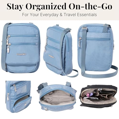Image of Baggallini Journey Crossbody Bags for Women 9x6 Small Lightweight Travel Handbag W /RFID
