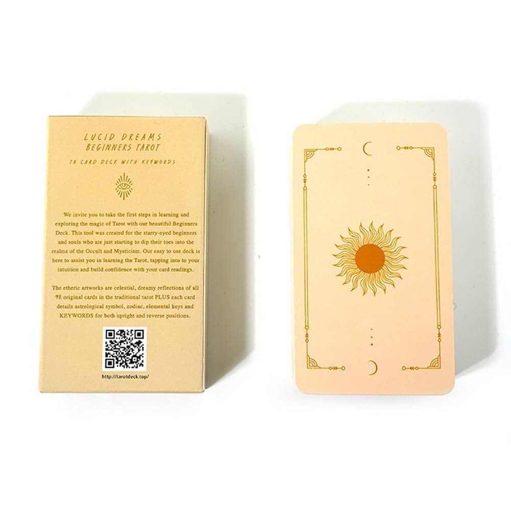 Lucid Dreams Tarot Karten Set - 78 Karten In Blechdose Mit Vergoldetem Rand
