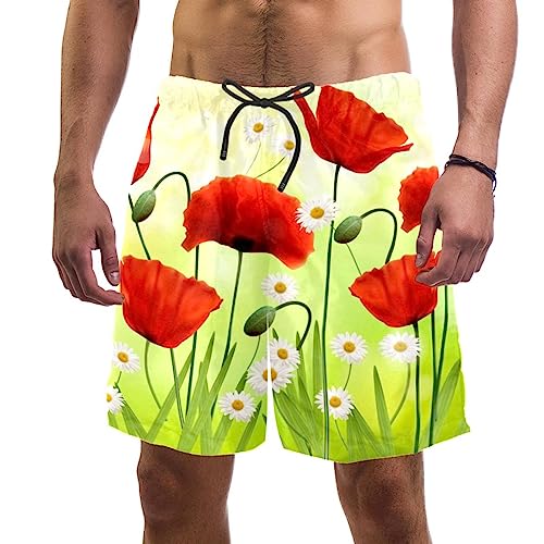 Short de plage à séchage rapide VERED maillots de bain fleuris