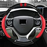 Mayor Seguridad：La textura de la superficie de la cubierta de volante aumenta la fricción de la palma, lo que le permite controlar rápidamente la dirección. Simplemente deslice el volante en segundos. Un mejor agarre del volante le da más control en la carretera. Un agarre más firme en el volante significa un mejor control en la carretera, mejorando la seguridad en posibles emergencias.