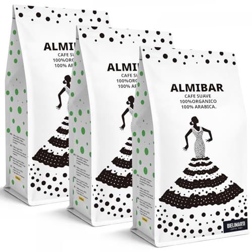BIELIMARTI - ALMIBAR - Café Gourmet 100% Arábica Premium – Café en Grano – Tueste Artesanal – Suave – Aroma Rico y Sabor Excepcional (SUAVE, GRANO)
