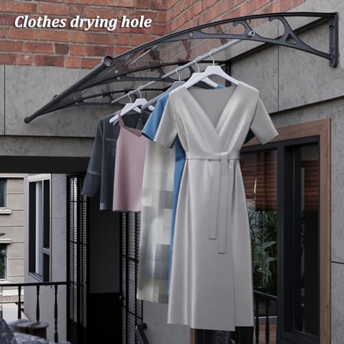 Auvent extérieur imperméable et résistant aux UV pour balcon long - 5