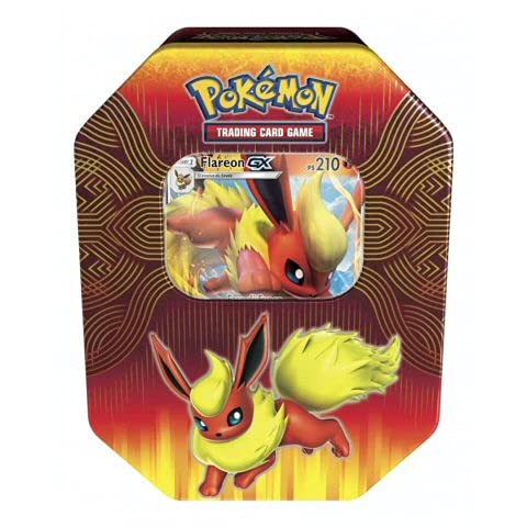 Pokemon Trading Card Game TCG Collectible Tin Power of the Elements - Flareon GX