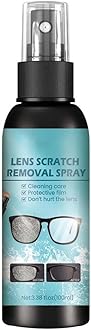 2024 Upgrade Glasses Scratch Remover，Scratch Remover for Eyeglasses，Eyeglass Glass Scratch Repair, Glasses Cleaner Spray for Sunglasses Screen Cleaner Tool