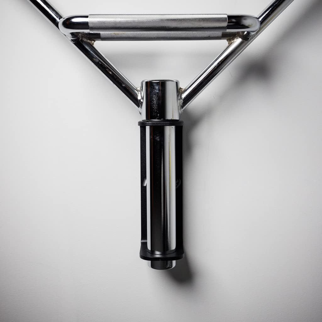 PRx Performance Vertical Barbell Storage Rack - Wall-Mounted, Space-Saving Single Weight Bar Holder for Efficient Organization in Home or Commercial Gyms, Durable, Easy to Install, USA Made, Black