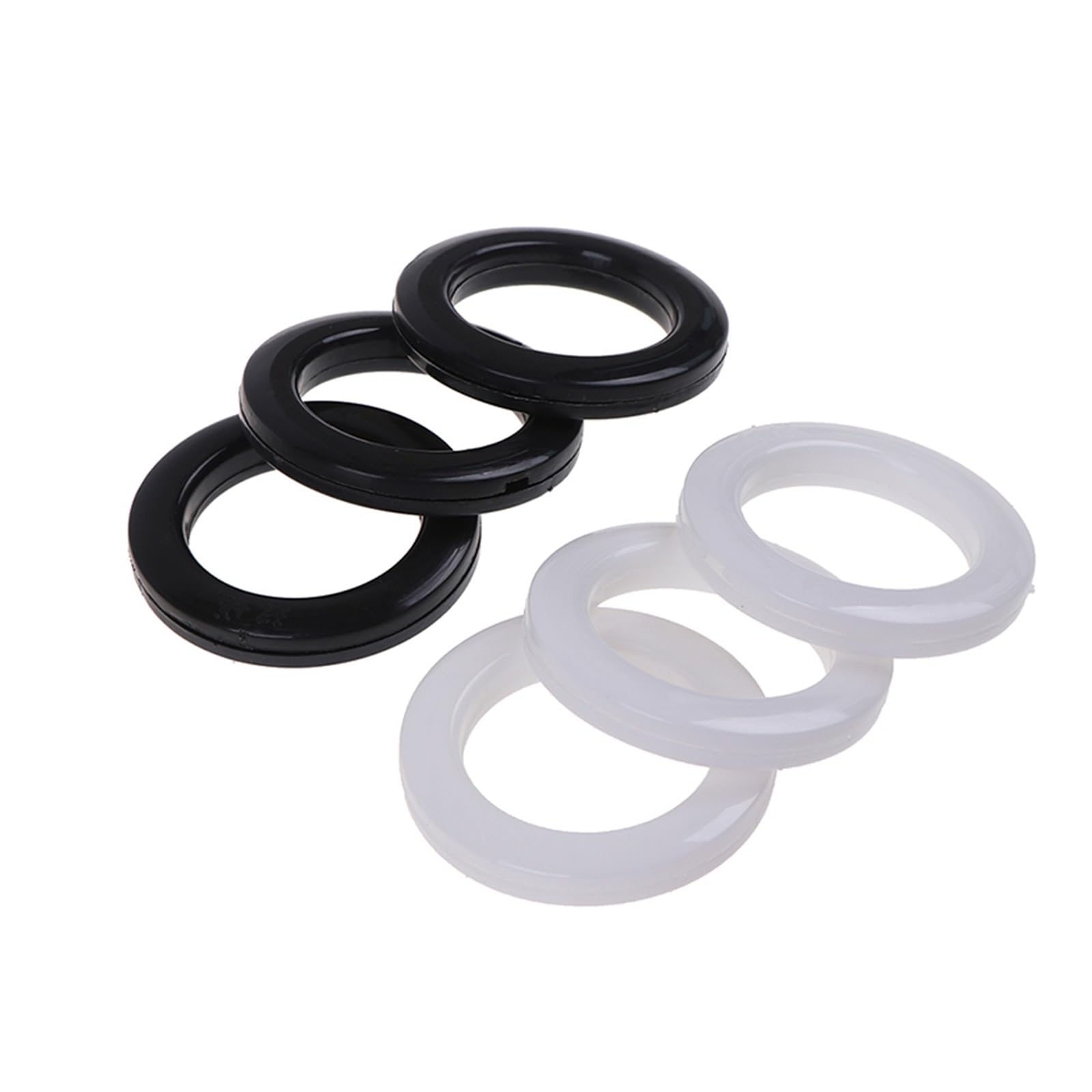 Curtain Grommets 100Pcs Curtain Decoration Accessories Plastic Rings Eyelets For Curtains for Curtains Drape