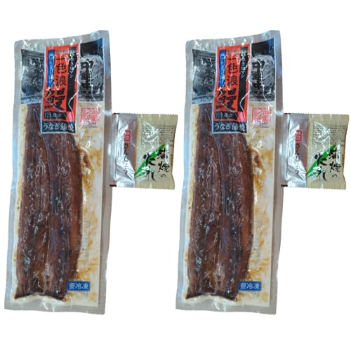 一色産うなぎ 無頭 長蒲焼2尾(240g)