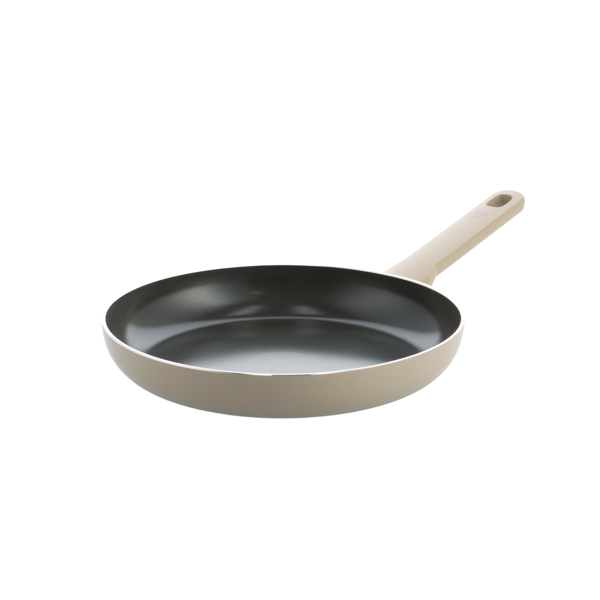 GreenChef Tones Padella con Rivestimento Ceramico Antiaderente, 28 cm, Compatibile Induzione, Senza PFAS, Adatta Forno 200 °C, Lavabile Lavastoviglie, Tortora