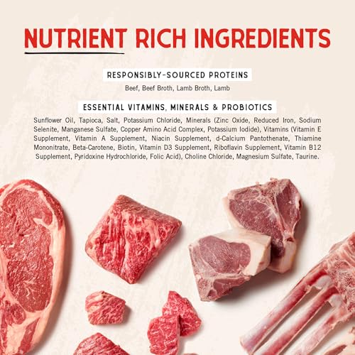 Stella & Chewy's Grass Fed Beef & Lamb Shredrs - Premium Dog Food Pouches - Perfect For Picky Eaters - 24 Pack, 2.8oz Each - image 6