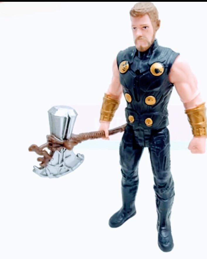 A Magical HUB 6-Inch Thor Action Figure Toys with Weapon & LED Light for Kids | Legends Infinity War End-Game Titan Super Heroes Series Action Figures Playset Toys Boys Girls (Thor) (B0D2DNBHQX) Amazon Price History, Amazon Price Tracker