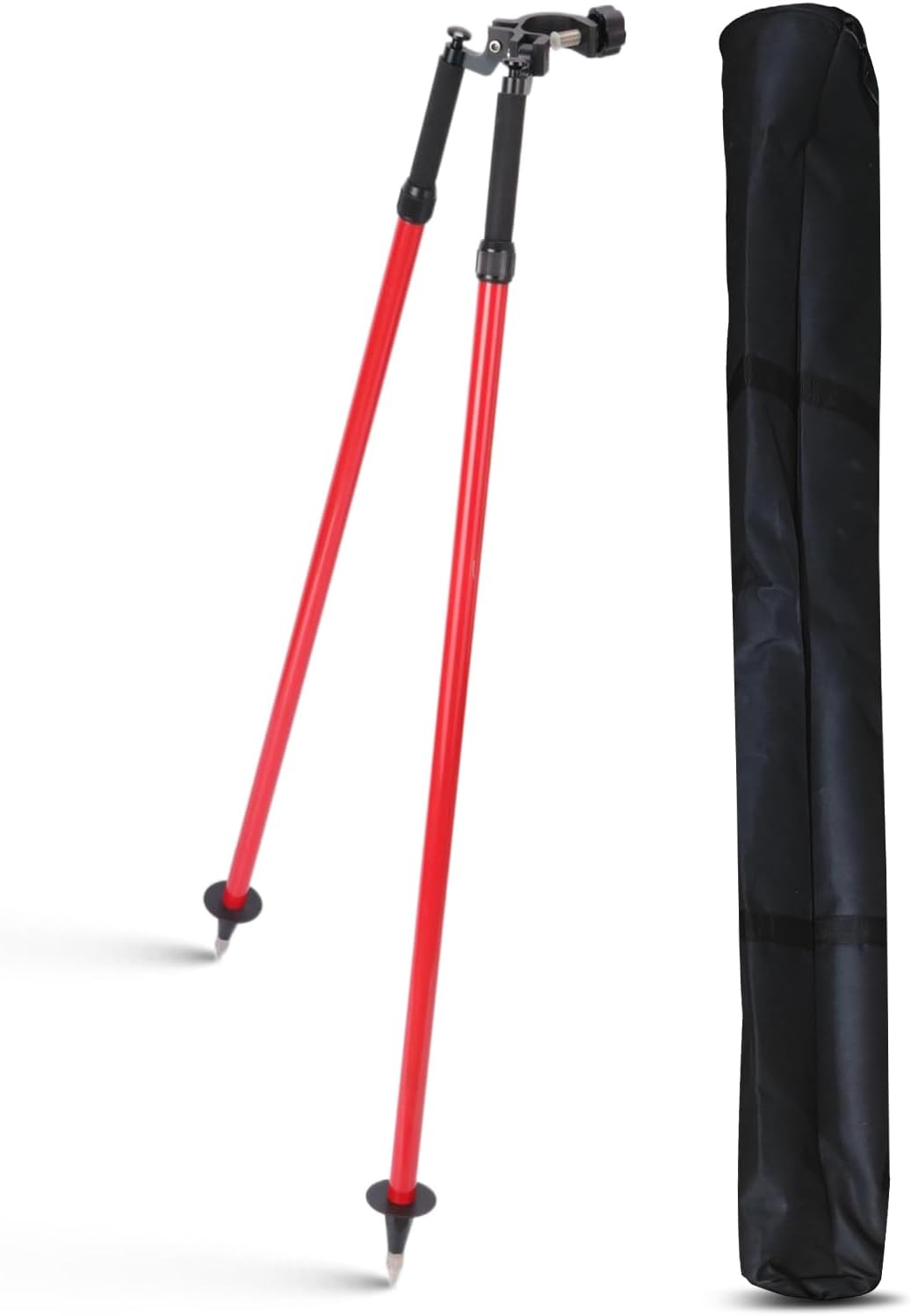 Bipod Surveying Thumb Realease, Aluminum Bipod for Prism Poles Land Survey GPS Poles of Total Station GPS GNSS Rods…