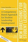 A Competency Based Approach for Student LeadershipDevelopment: New Directions for Student Leadership, Number 156 (J-B SL Single Issue Student Leadership)