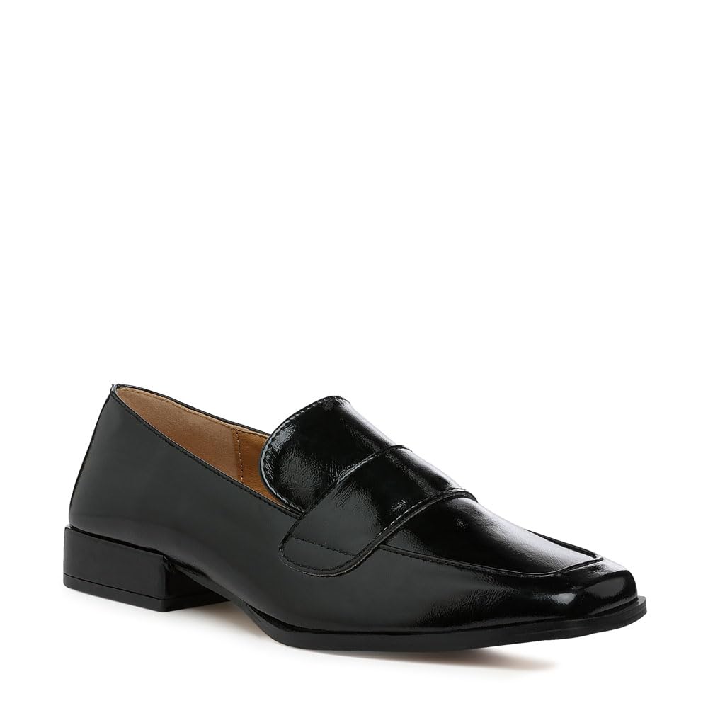 london rag Rag & Co Metallic Penny Loafers-picture-17