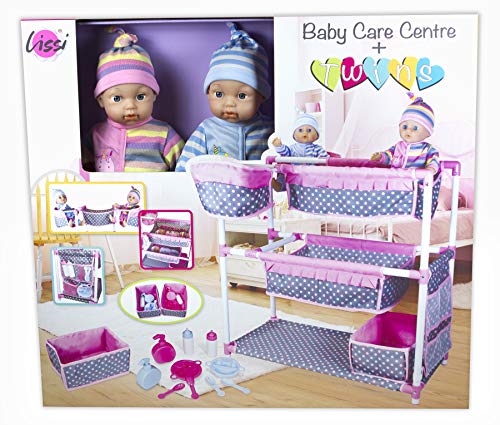 Centro de cuidado con muñecos bebés miniatura 2