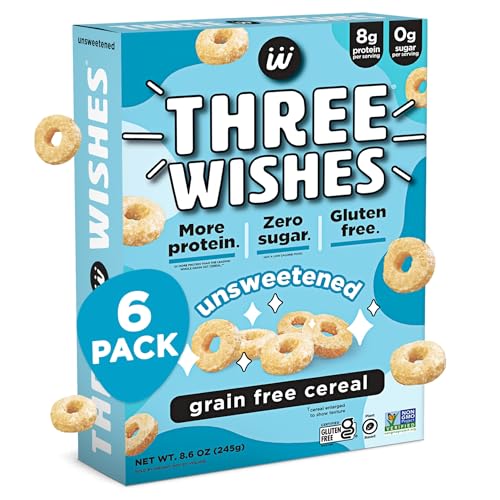 Three Wishes Grain-Free & Protein Cereal - Healthy, Sugar-Free &