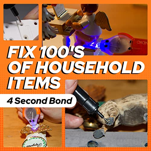 Bondic Uv Glue Kit With Light, Super Glue, Plastic Welding Kit, Curing Light Liquid Plastic Repair, Jewelry Making, Necklace Craft, Glue Adhesive Epoxy Ultraviolet Mold For Glass Epoxy Resin Supplies #TOP3