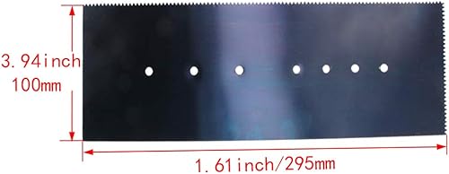 Miniatura 7 de Utoolmart Paleta de mano de mampostería, herramienta de construcción de acabado de hormigón para paneles de yeso 250 x 90, acero al manganeso, con