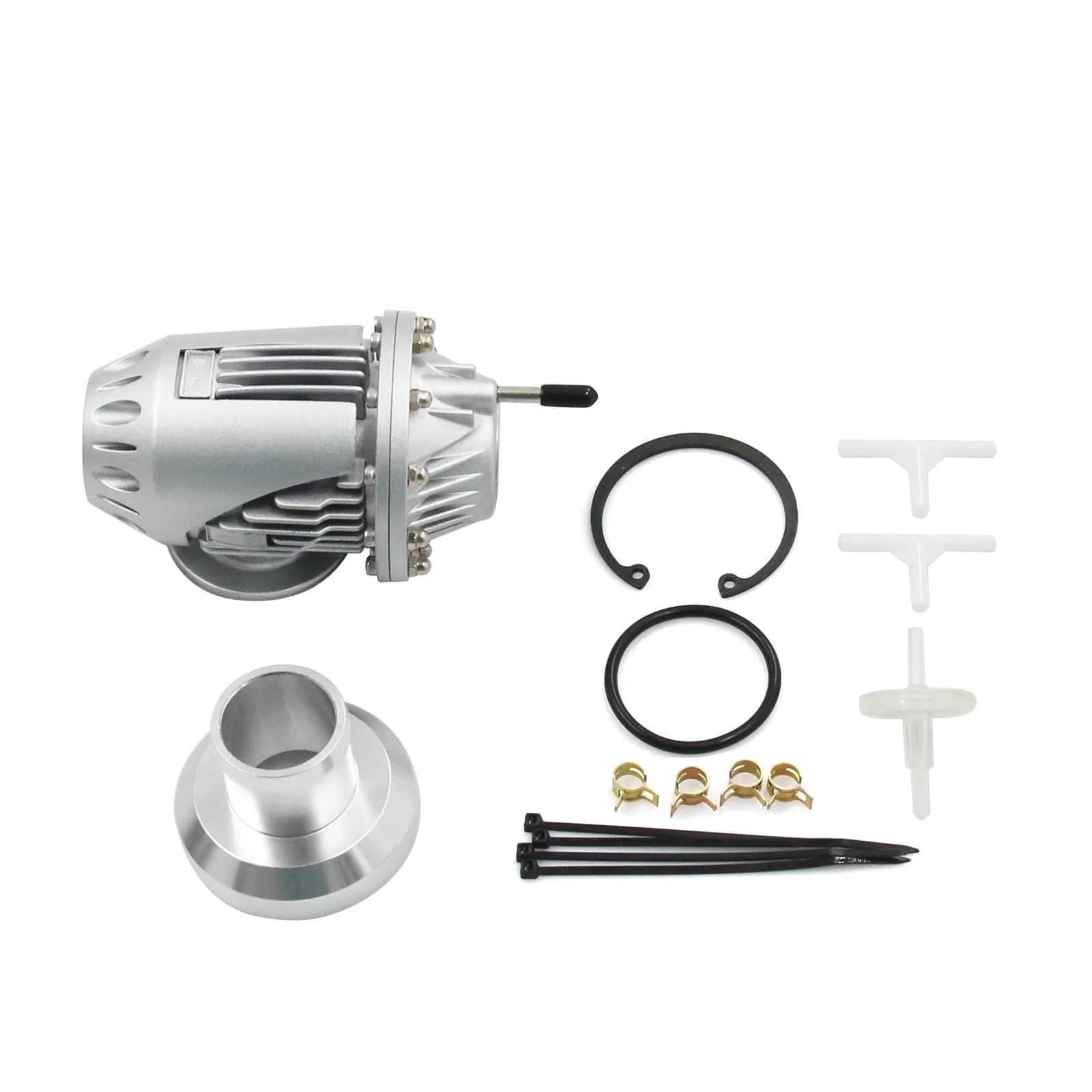Turbocompresor Válvula De Descarga Turbinas Turbocompresor, Alivio Presión Escape Aleación Aluminio Con Adaptador,Accesorios Instalación