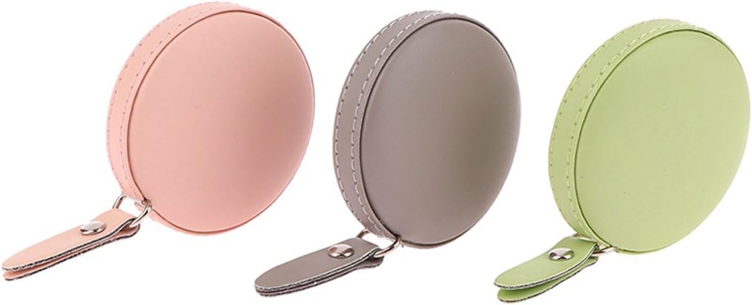 Tape Measures， Portable Retractable Sewing Tailor Tape Measures Height Ruler Roll Tape(White)