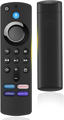 Ersatz-Sprachfernbedienung (3 Gen) Kompatibel mit Smart TV Stick (2 und 3 Gen), TV S-tick(4K, 4K Max, Lite, HD), Smart TV Cube(2nd und 3rd Gen), mit Bluetooth und 4 Abkürzungsschlüssel