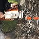QWORK® 5er Pack Sicherer Spaltkeil 15CM/20CM Kettensägen Fällkeil aus Schlagfest ABS-Kunststoff mit Spikes, in Auffälliger Orange Signalfarbe