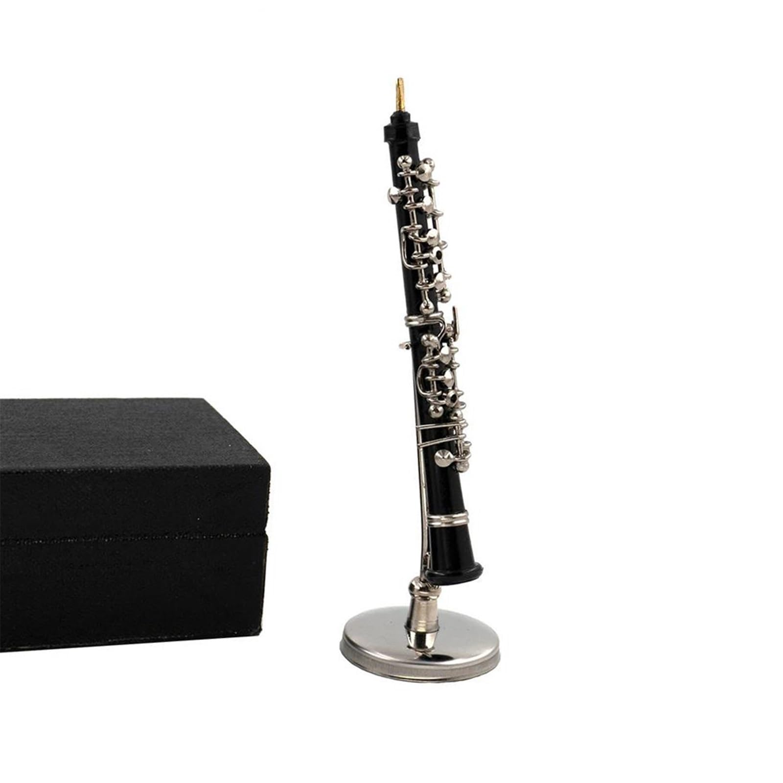 Ozdoby na instrumenty muzyczne Miniaturowe ozdoby do instrumentów muzycznych w formie oboju ze stopu metali(14cm)
