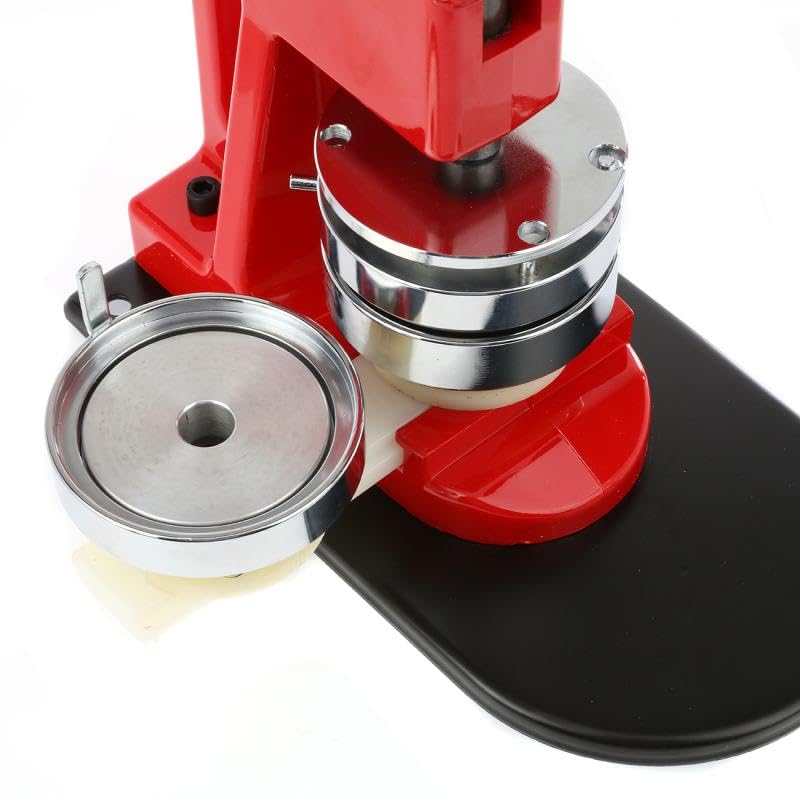 Wykrawarka do odznak maszyna do wycinania kółek dziurkacz naciśnij przycisk Maker DIY zestaw do robienia plakietek 58mm