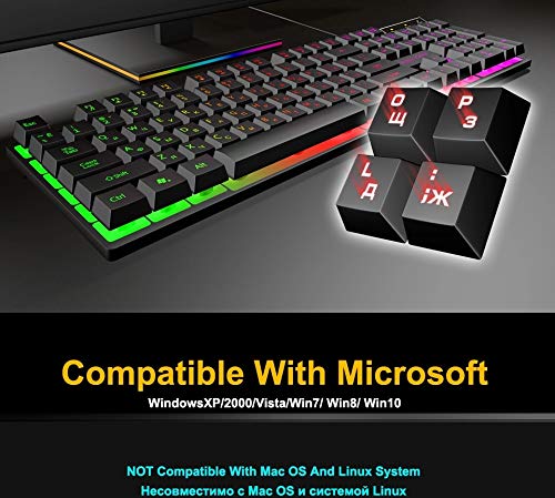 Teclado Mecánico Gaming USB 104 Teclas miniatura 5