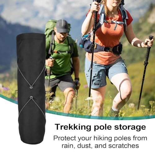 Trekking Poles Carrying Bag – Waterproof Pole Protector Quiver, Durable Lightweight Storage Sleeve, Portable Hiking Equipment Organizer | Perfect for Travel, Camping, Wilderness Survival, Rock Climbin – Image 3