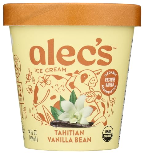 Alec's Tahitian Vanilla Bean Organic Ice Cream