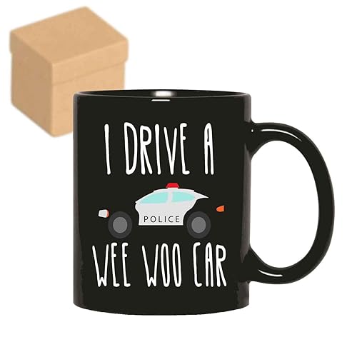 Funny Gift Funny Grad Gift For Cops - The Retirement Gift For Police Officers - Police Officer Gift 11oz 15oz Black Coffee Mug