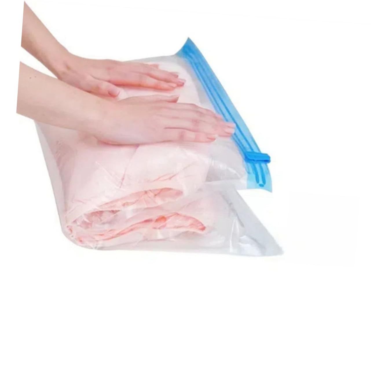 IMIKEYA 12pezzi Sacchetti di Compressione Sottovuoto Ermetici in Riutilizzabili Sacchetti da Viaggio Salvaspazio per Valigie Protezione Dall Umidità
