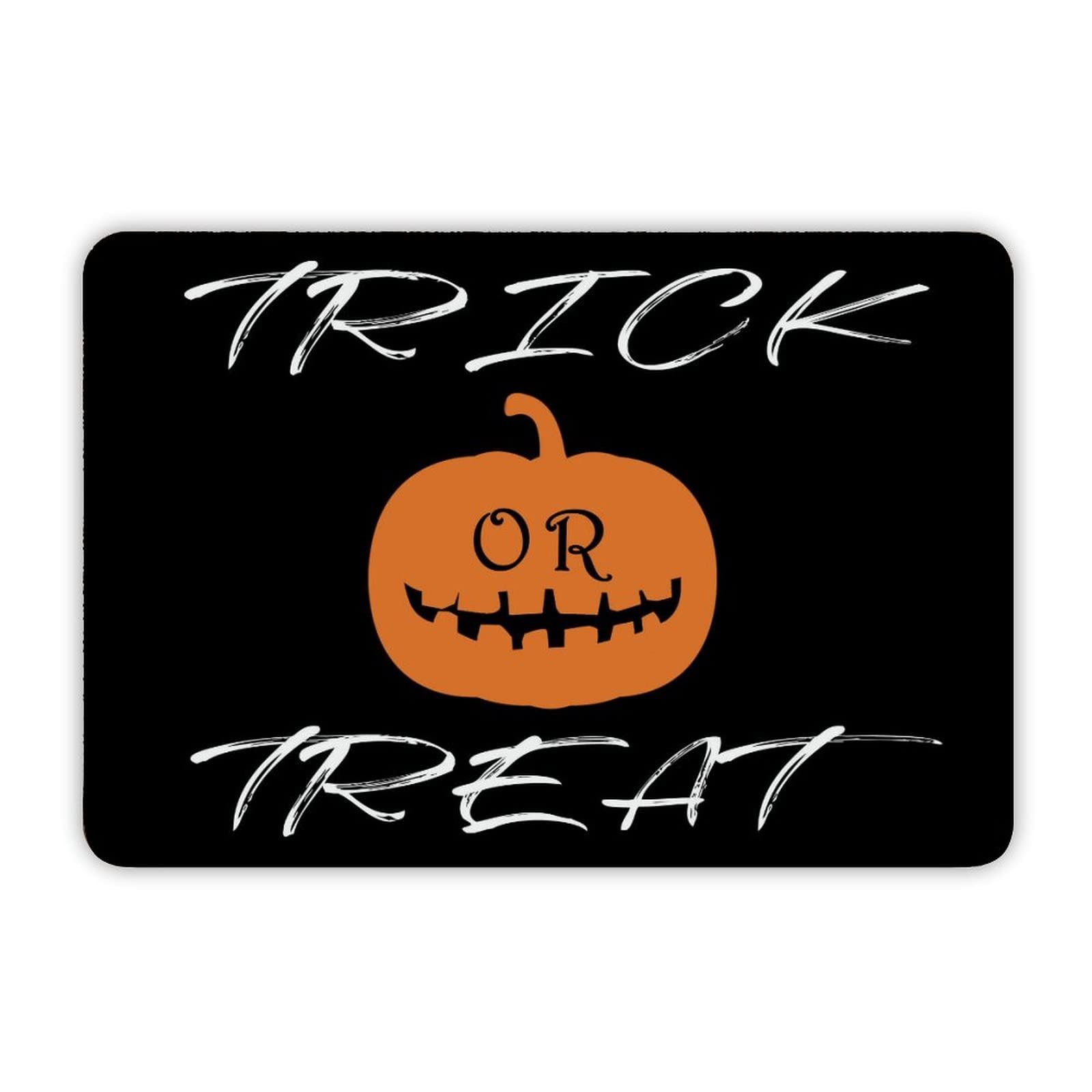 ENEDNATE Happy Halloween Trick Or Treat Aluminum Tin Sign 8x12 Inch Waterproof Vintage Metal Sign for School Office Classroom Gate Garage Garden Home Wall Decoration Housewarming Gifts