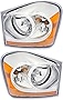 Gold Shrine For Dodge Durango Headlights Lamps Set 2004 2005 Halogen Driver and Passenger Side