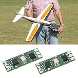 OTOTEC 2 szt. 1S-3S ESC mikromoduł kontrolera silnika bezszczotkowego, elektroniczny regulator prędkości 8 A do wentylatorów bezszczotkowych modeli samolotów drona