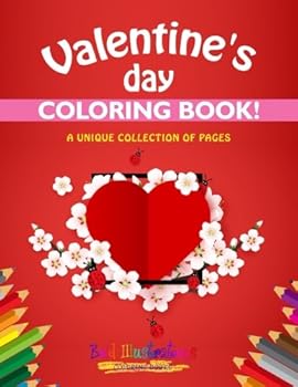 Paperback Valentine's Day Coloring Book! A Unique Collection Of Pages Book