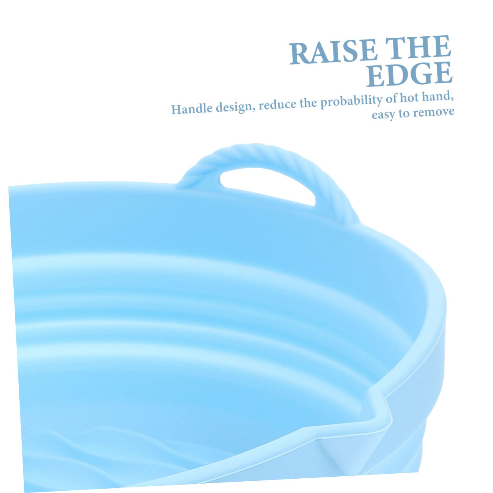 KICHOUSE Silicone Air Fryer Mat - Reusable Baking Pan for Easy Cleanup Fryer Basket Non-stick Design for Bread Dumplings More