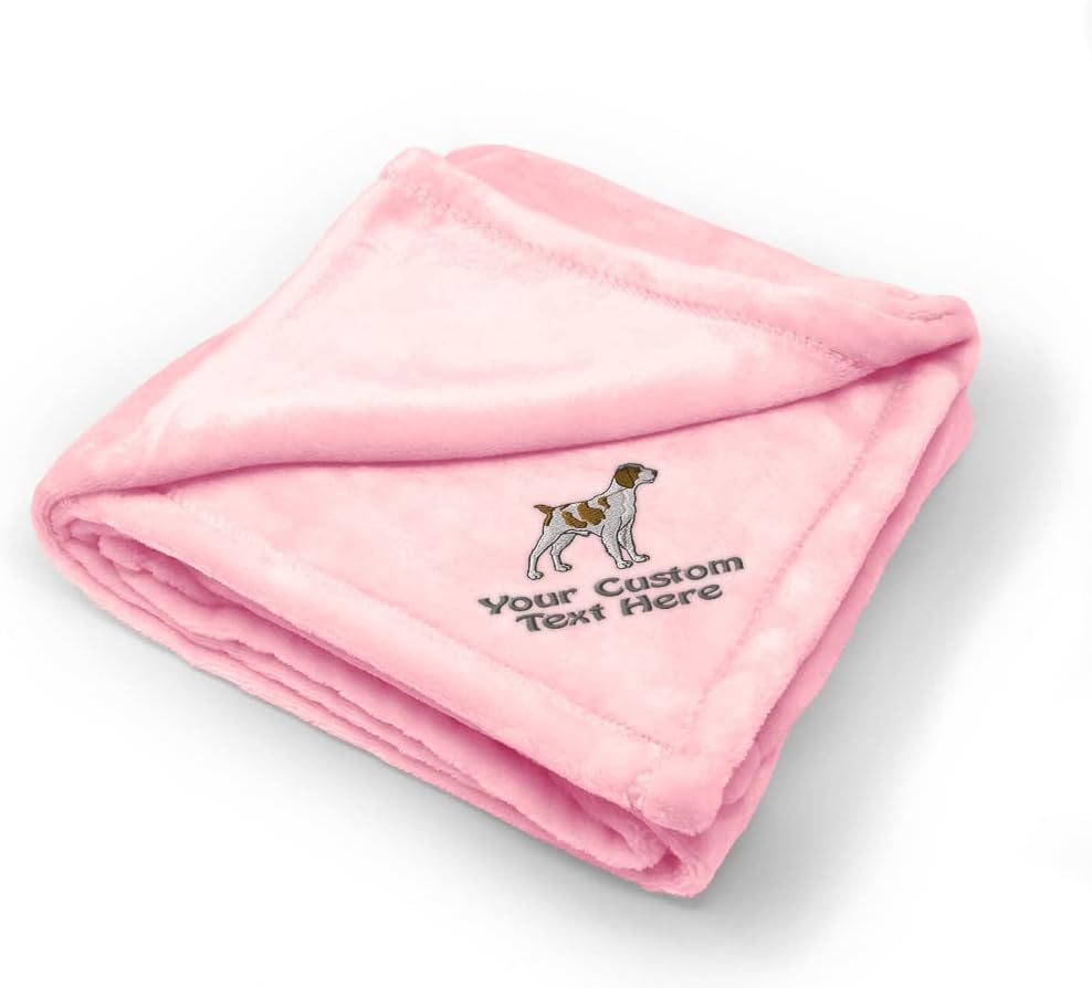 Fastasticdeals Nursery Bedding Baby Blankets for Boys & Girls Brittany Spaniel Polyester