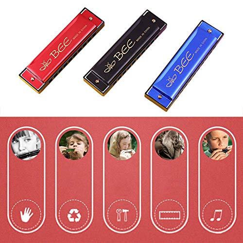Harmonica agréable de qualité supérieure à 10 trous et 20 tonalités, idéal comme cadeau pour enfants, accessoires de… - Les Beatles, Paul McCartney, John Lennon, RIngo Starr, George Harrison Harmonica agréable de qualité supérieure à 10 trous et 20 tonalités, idéal comme cadeau pour enfants, accessoires de… – Image 4