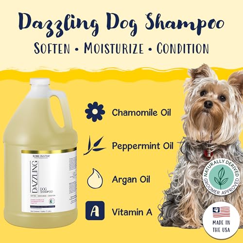 Image of Bobbi Panter 2-in-1 Dog Shampoo & Conditioner for Shedding - Detangling Natural Formula Reduces Shedding & Tangles, Softening, Tear-Free, 10:1 Concentrate, Made in USA, 1 Gallon