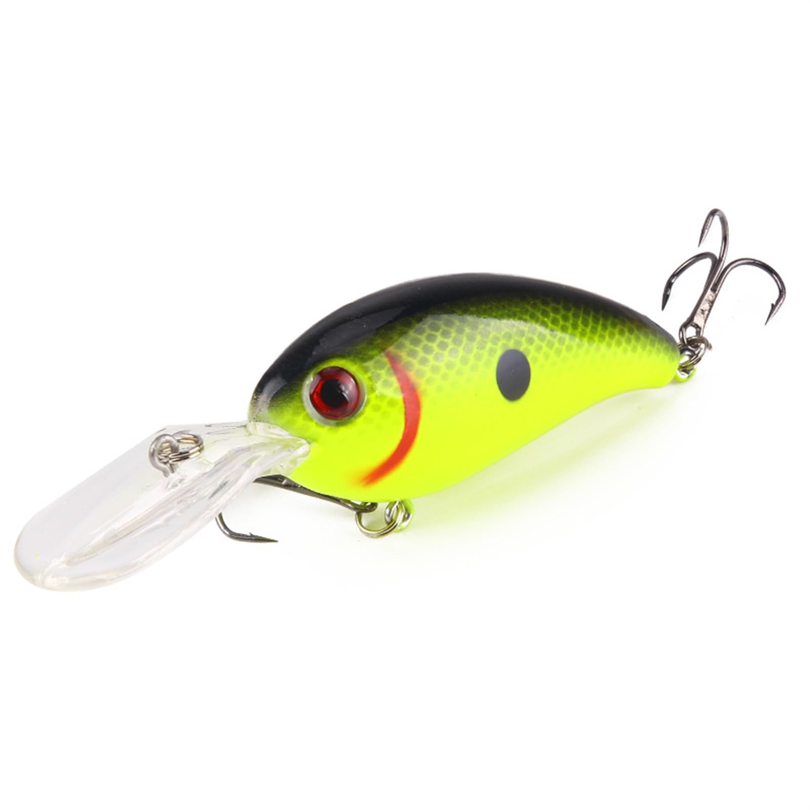 1 PC Esca di Pesca a manovella 4,5 cm/7g Wobbler Mini