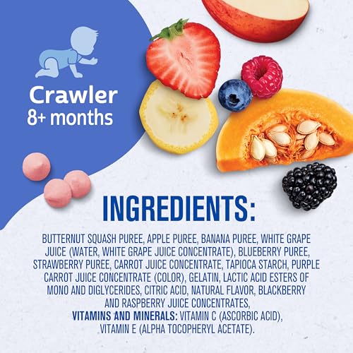 Gerber Stage 3 Very Berry Fruit and Veggie Melts, 1 Oz, 7 Pack - image 8