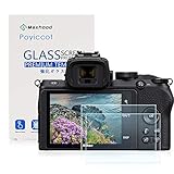for Nikon Z50 Screen Protector, Poyiccot 2Pack Tempered Glass 9H HD Scratch Resistant Camera Screen Protector for Nikon Z50 Digital Camera